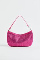H & M - Rhinestone-embellished Shoulder Bag - Pink