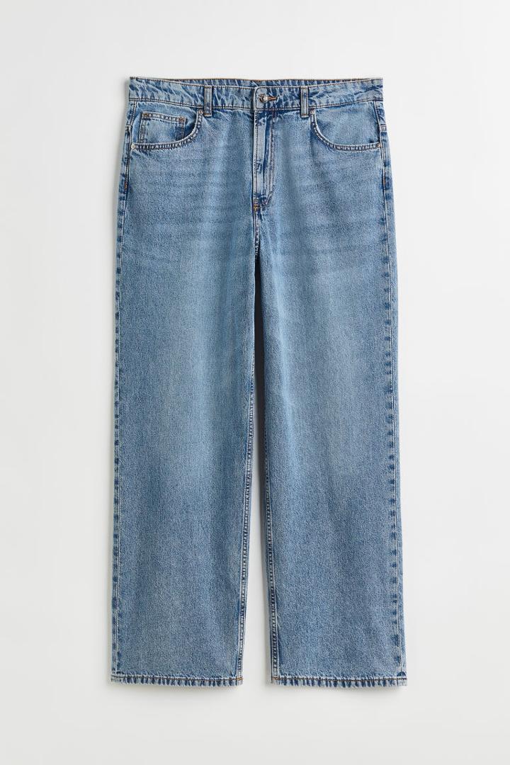 H & M - H & M+ 90s Baggy High Jeans - Blue