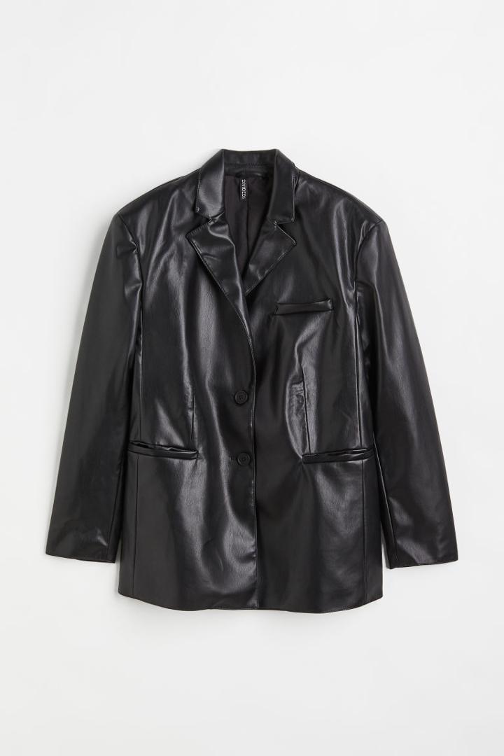 H & M - Single-breasted Blazer - Black
