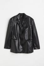 H & M - Single-breasted Blazer - Black