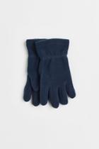 H & M - Fleece Gloves - Blue