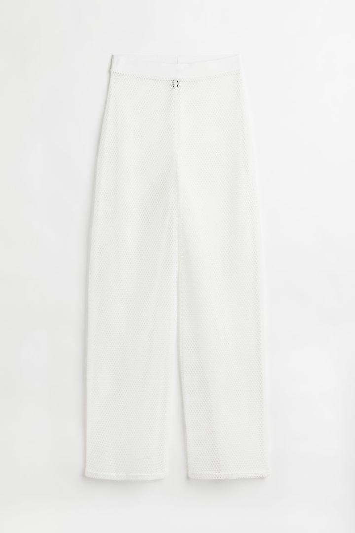 H & M - Mesh Pants - White
