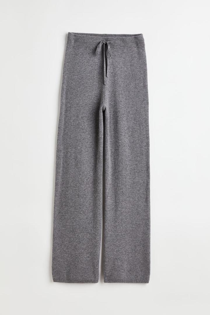 H & M - Knit Cashmere Pants - Purple