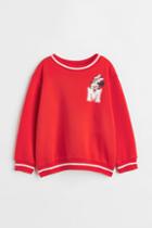 H & M - Sweatshirt - Red