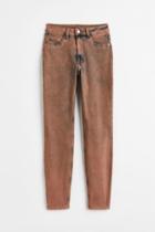 H & M - Skinny High Jeans - Beige