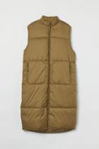 H & M - Quilted Vest - Green