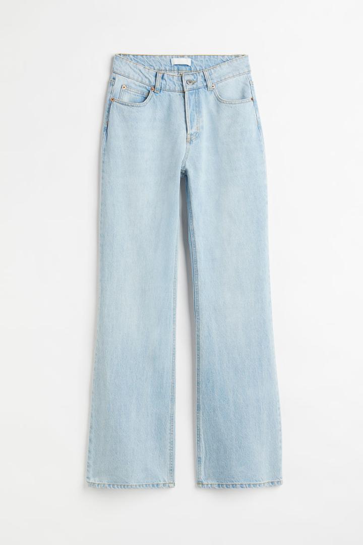 H & M - Bootcut Low Jeans - Blue