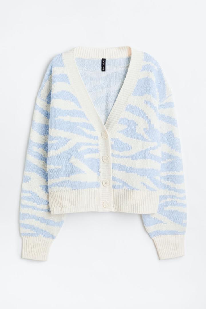 H & M - V-neck Cardigan - White