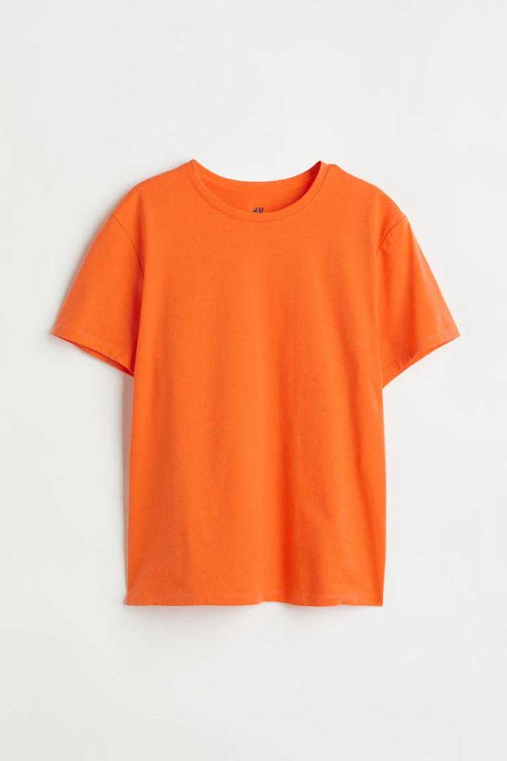 H & M - Boxy Sports Top - Orange