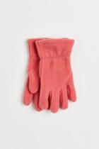 H & M - Fleece Gloves - Red
