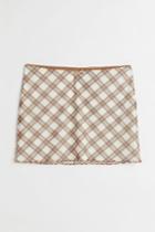H & M - Mesh Mini Skirt - White