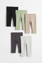 H & M - 5-pack Leggings - Green