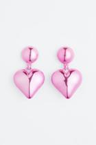 H & M - Pendant Earrings - Pink