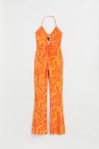 H & M - Halterneck Jumpsuit - Orange