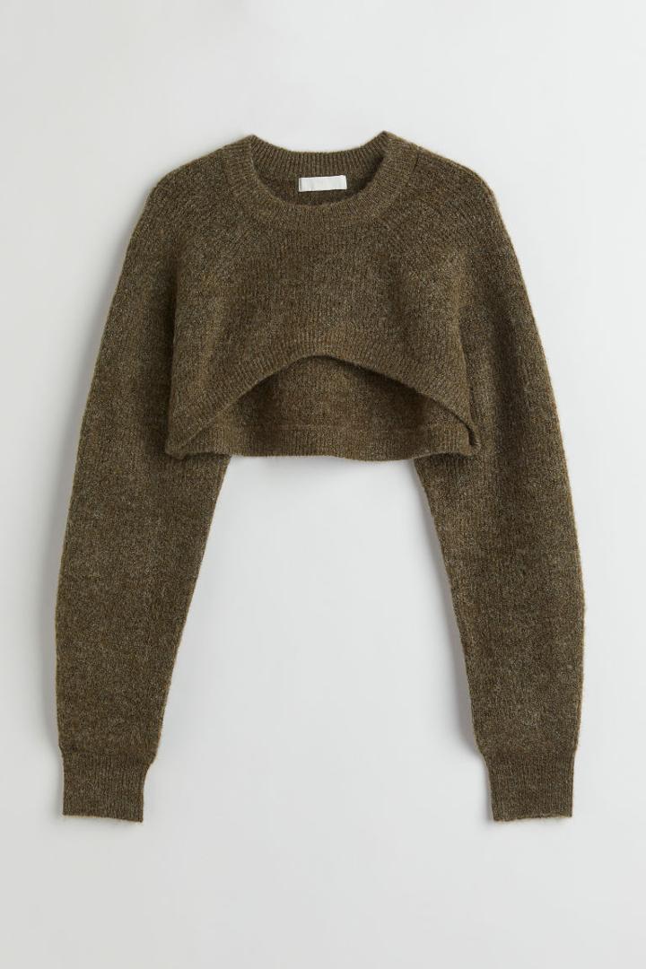 H & M - Short Sweater - Green