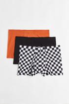H & M - 3-pack Short Cotton Boxer Shorts - Orange
