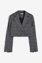 H & M - Crop Jacket - Gray
