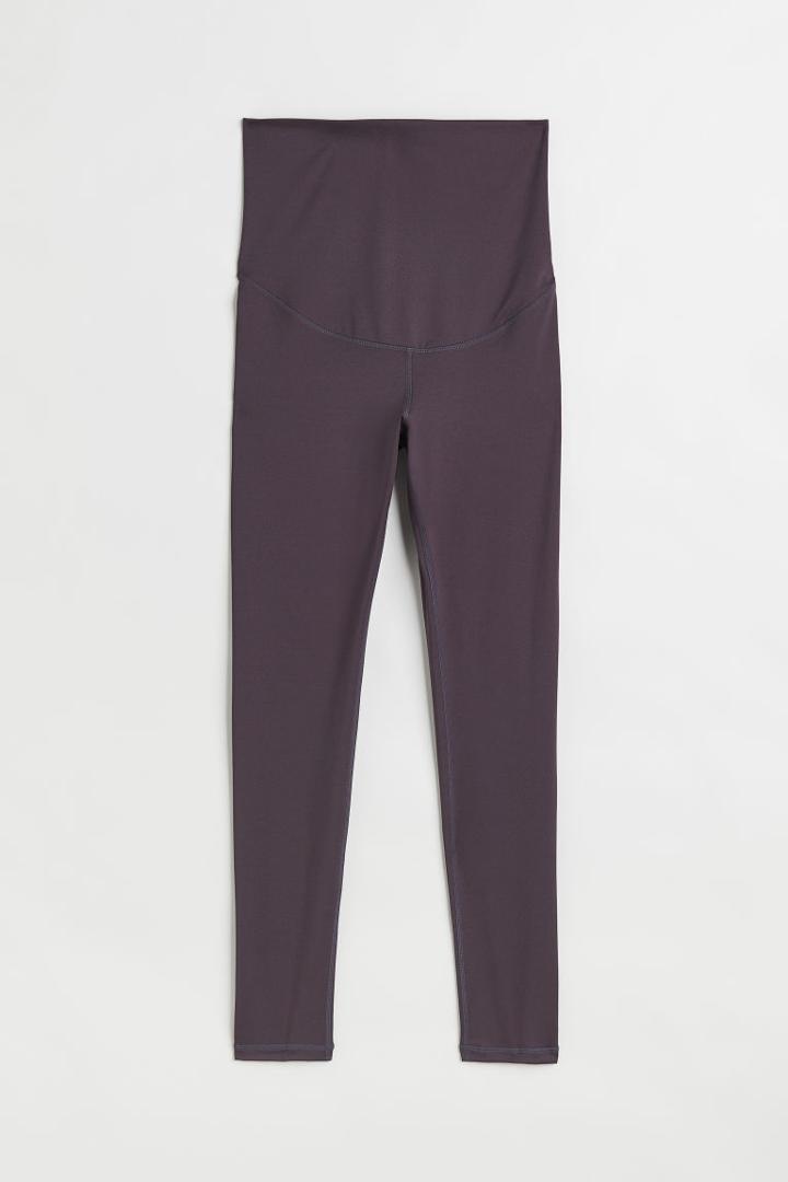 H & M - Mama Before & After Sports Tights - Gray