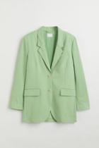 H & M - Oversized Jacket - Green