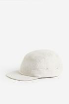 H & M - 5-panel Linen Cap - Beige