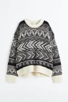 H & M - Oversized Cashmere-blend Sweater - Black