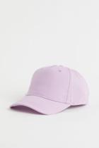 H & M - Cotton Twill Cap - Purple