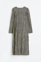 H & M - Mama Tie-belt Dress - Black