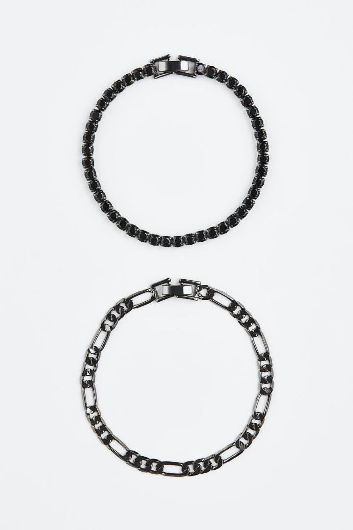 H & M - 2-pack Bracelets - Black
