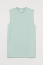 H & M - Sleeveless Jersey Dress - Turquoise