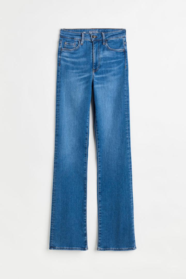 H & M - True To You Bootcut High Jeans - Blue