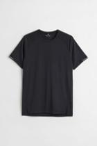 H & M - Regular Fit Running Shirt - Black