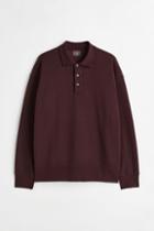 H & M - Relaxed Fit Polo Shirt - Red