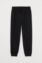 H & M - High Waist Joggers - Black