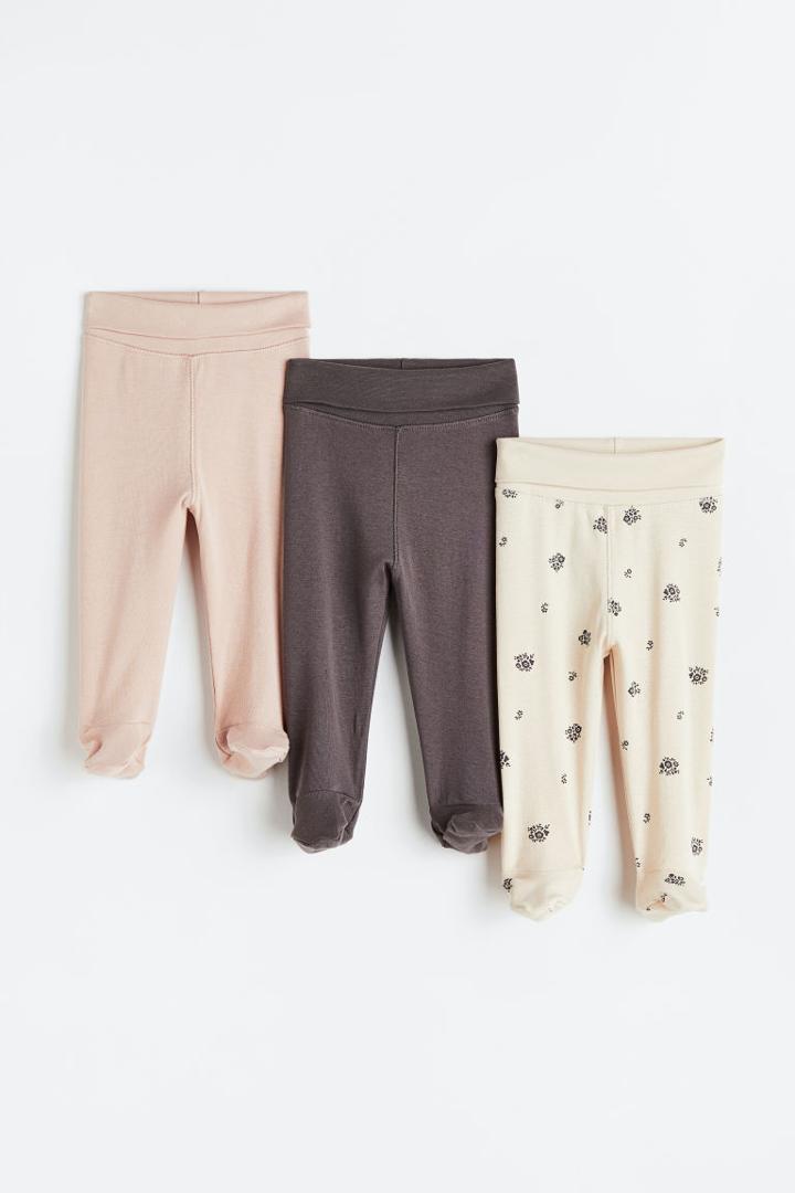 H & M - 3-pack Pants - Orange