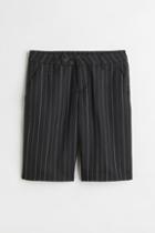 H & M - Low-waist Bermuda Shorts - Black