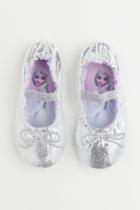 H & M - Shimmery Ballet Shoes - Silver