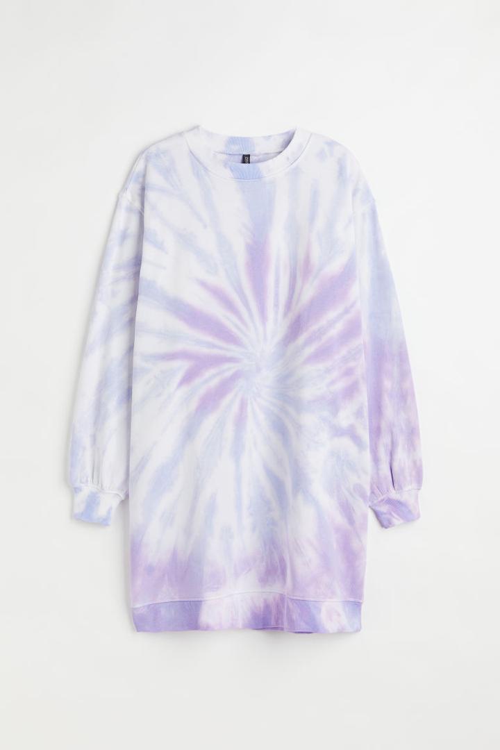 H & M - H & M+ Sweatshirt Dress - Purple