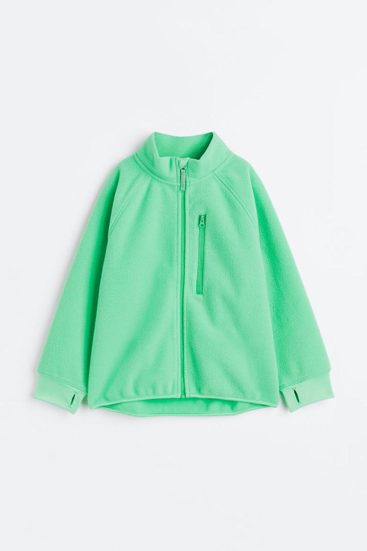 H & M - Thermolite Windproof Fleece Jacket - Green
