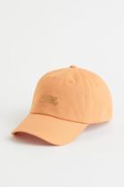 H & M - Cotton Cap With Embroidery - Orange