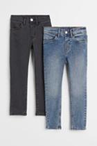 H & M - 2-pack Slim Fit Superstretch Jeans - Blue