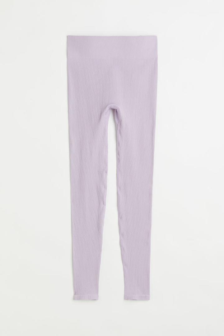 H & M - Seamless Leggings - Purple