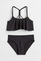 H & M - Flounced Bikini - Black