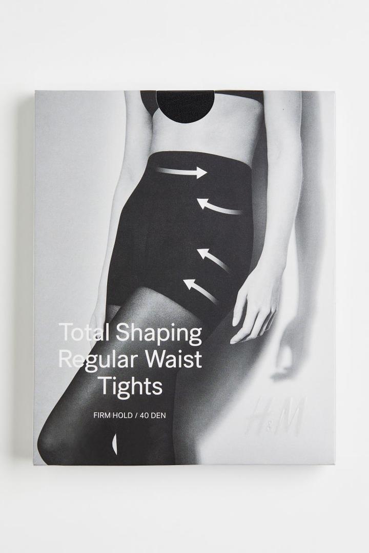 H & M - H & M+ Shaping Tights 40 Denier - Black