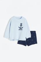 H & M - 2-piece Sweatsuit - Blue
