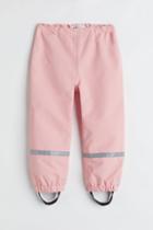 H & M - Windproof And Waterproof Rain Pants - Pink