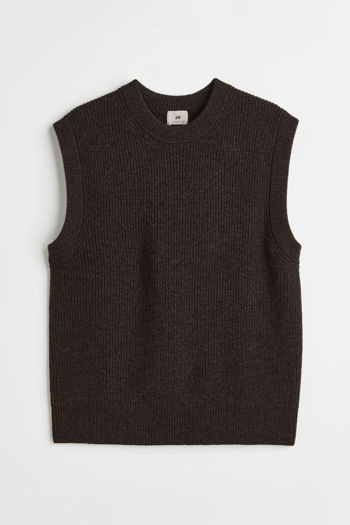 H & M - Slim Fit Fine-knit Turtleneck Sweater - Orange
