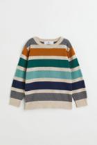 H & M - Jacquard-knit Cotton Sweater - Beige