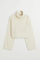 H & M - Turtleneck Sweater - White