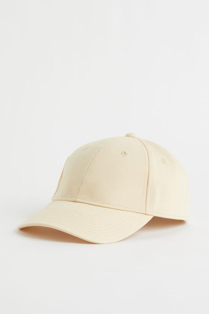 H & M - Cotton Twill Cap - Yellow