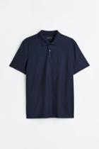 H & M - Piqu Sports Shirt - Blue